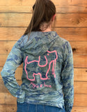 Camo Pup Hoodie Tee