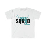 OVARIAN CANCER Support Squad Adult T-Shirt