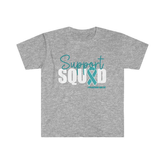 OVARIAN CANCER Support Squad Adult T-Shirt