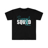 OVARIAN CANCER Support Squad Adult T-Shirt