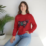 Floral Christmas Highland Crewneck Sweatshirt {H&H exclusive}