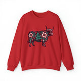 Floral Christmas Highland Crewneck Sweatshirt {H&H exclusive}