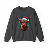 Rudolph the Highland Cow Crewneck Sweatshirt {H&H exclusive}