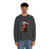 Rudolph the Highland Cow Crewneck Sweatshirt {H&H exclusive}
