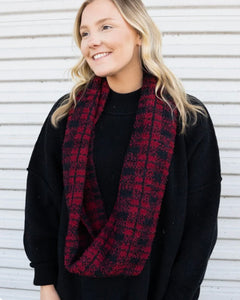 Cabin Cozy Plaid Infinity Scarf {salon exclusive}