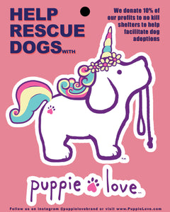 Unicorn Pup Decal