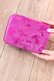 The Juliet Hot Pink Jewelry Travel Case