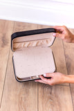 The Noir Gem Voyage – A Luxurious Black Jewelry Travel Case
