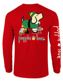 Christmas Elf Pup Long Sleeve LAST FEE SALE